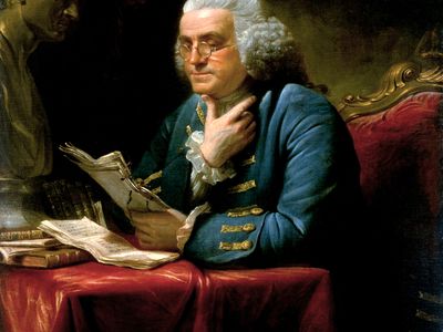 Benjamin franklin portrait 1767